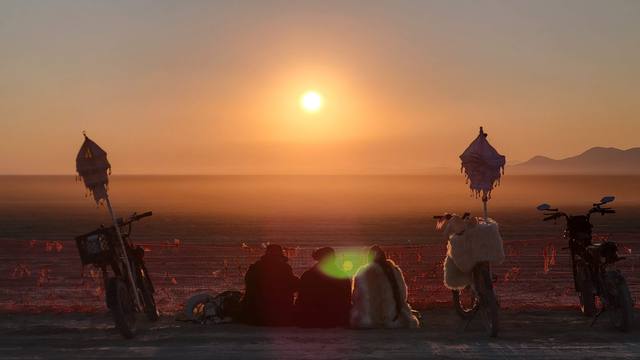 Burning Man Sunrise